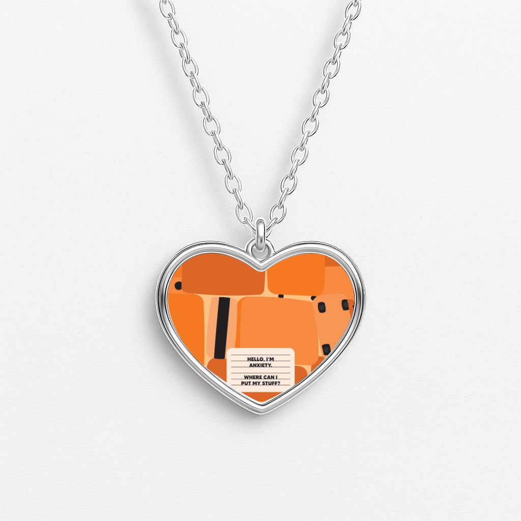 Hello I'm Anxiety - Inside Out Necklace