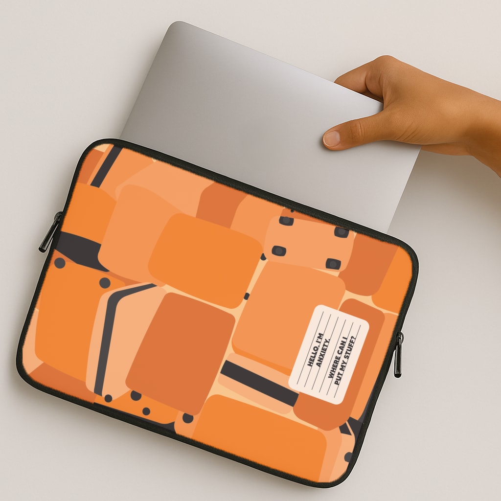 Hello I'm Anxiety - Inside Out MacBook Case