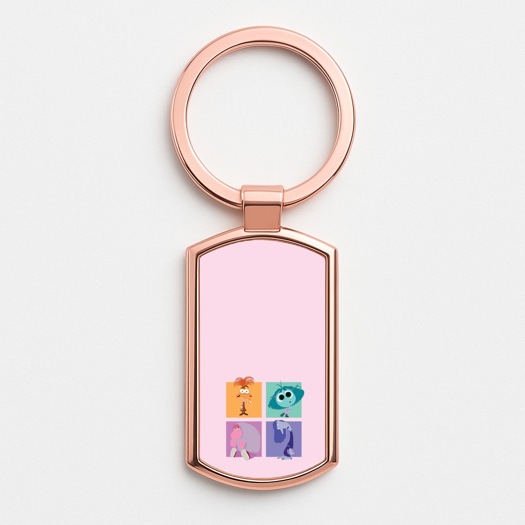 Cast - Inside Out Rose Gold Keyring