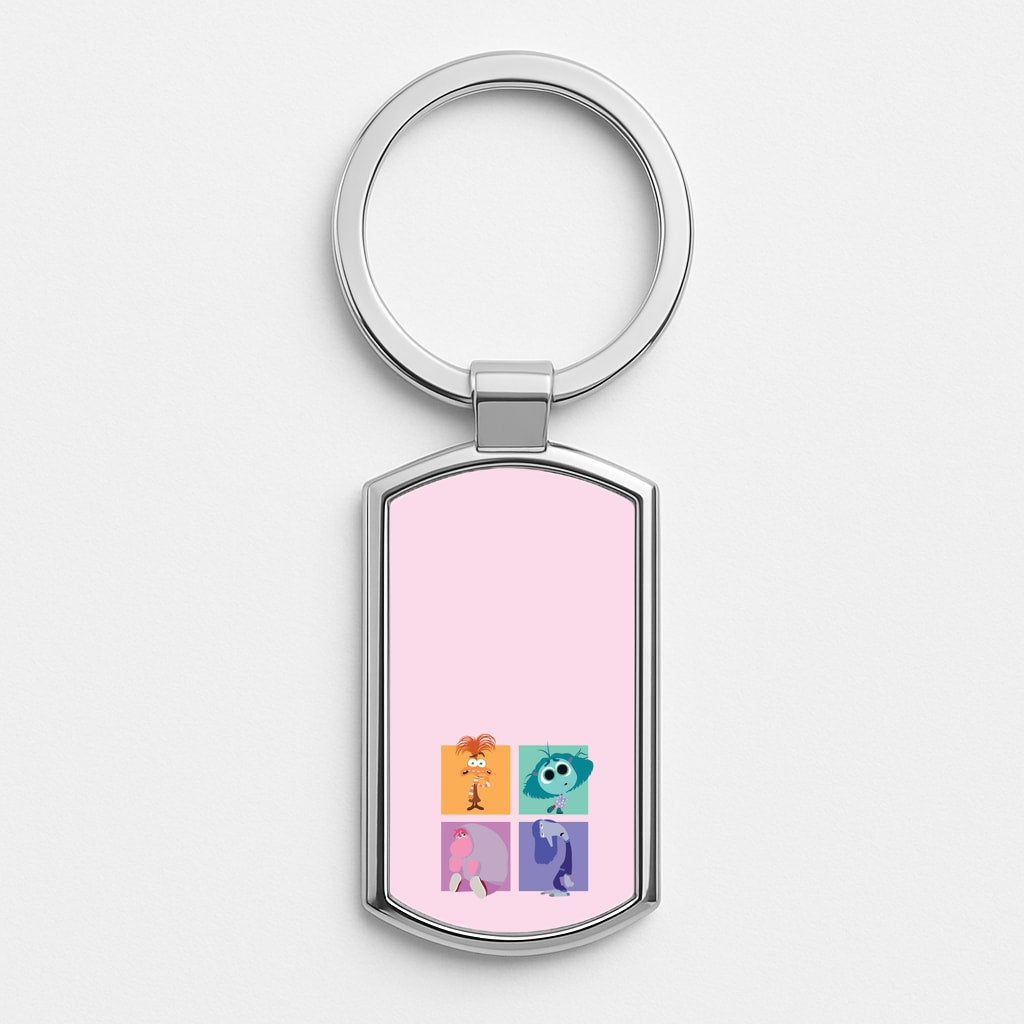Cast - Inside Out Silver Keyring