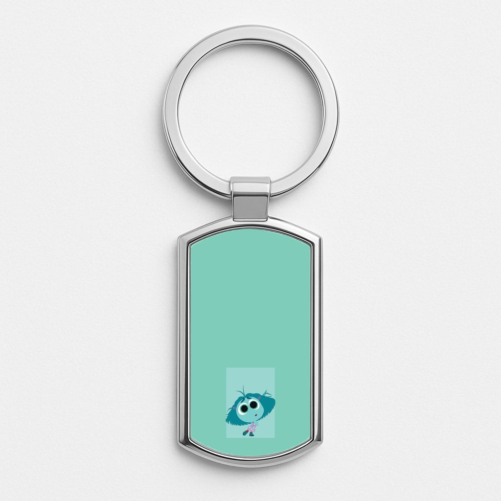 Envy - Inside Out Silver Keyring