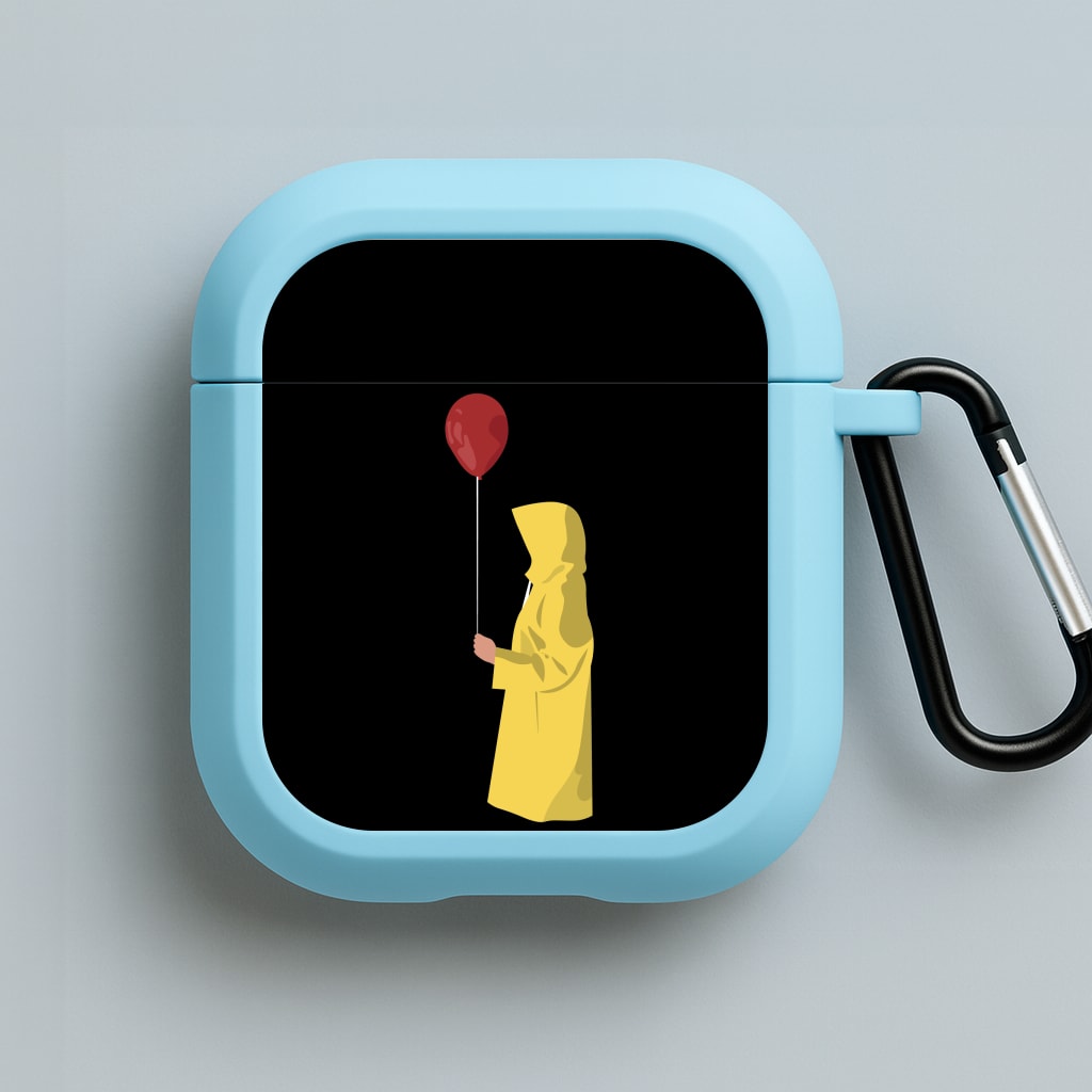 Holding Balloon - Clown Blue AirPods Case