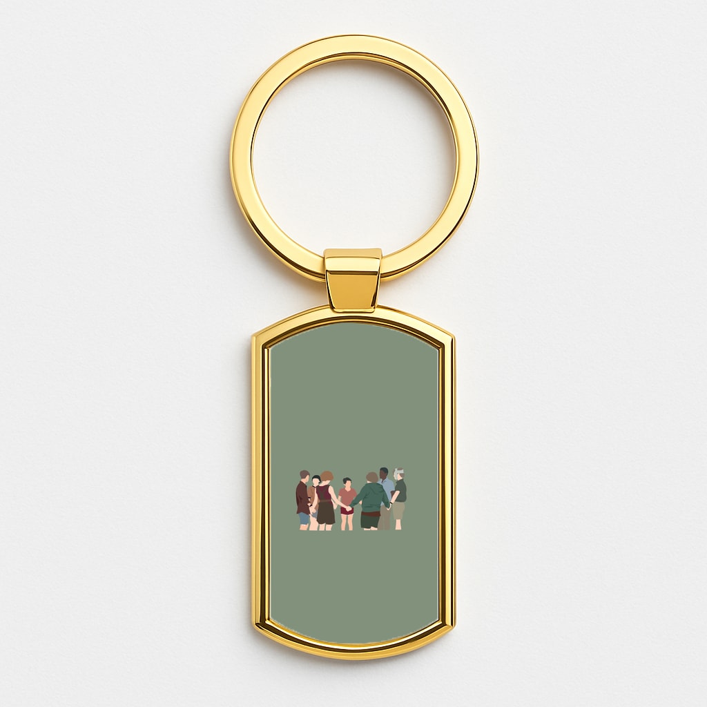 Group - Clown Gold Keyring