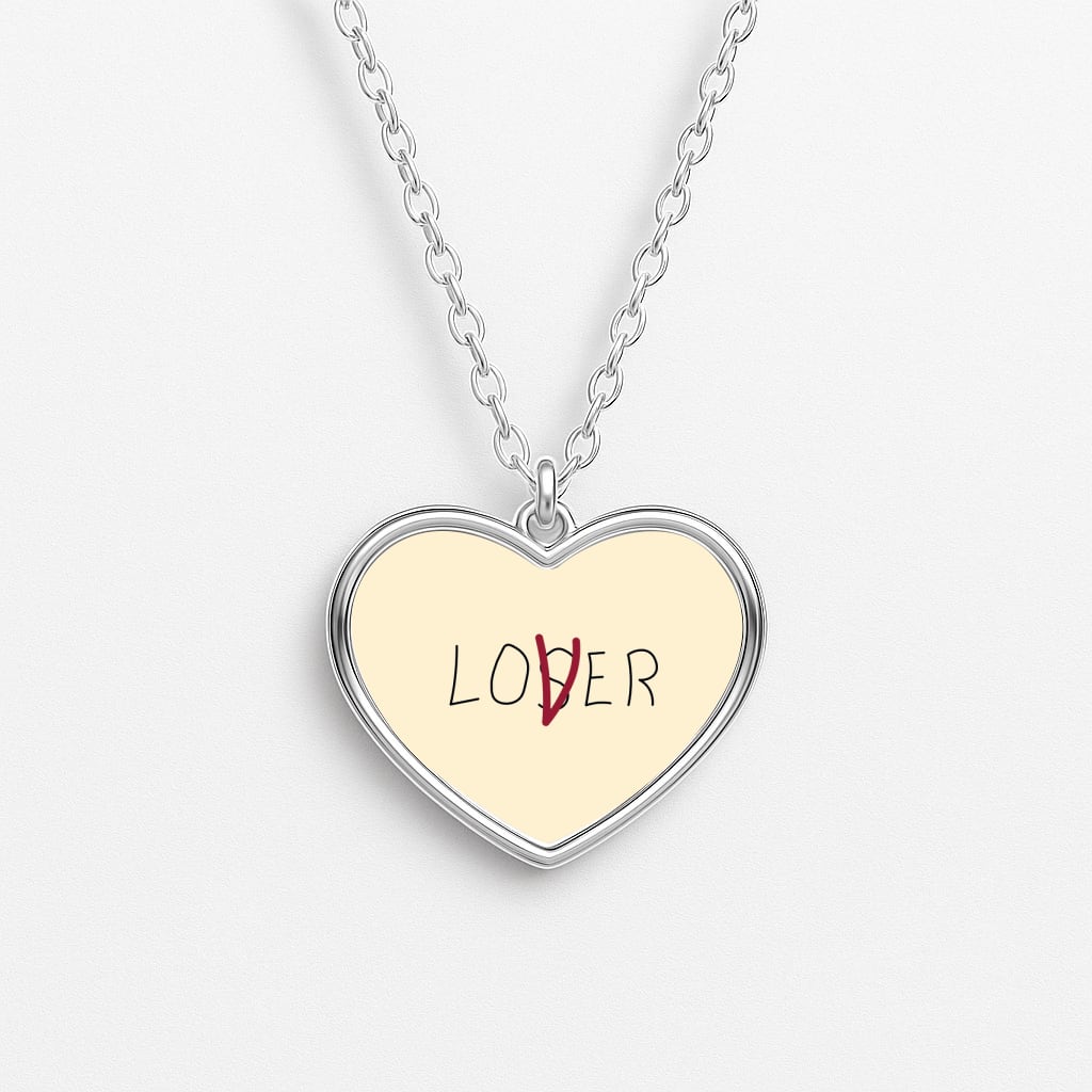Loser - Clown Heart Necklace