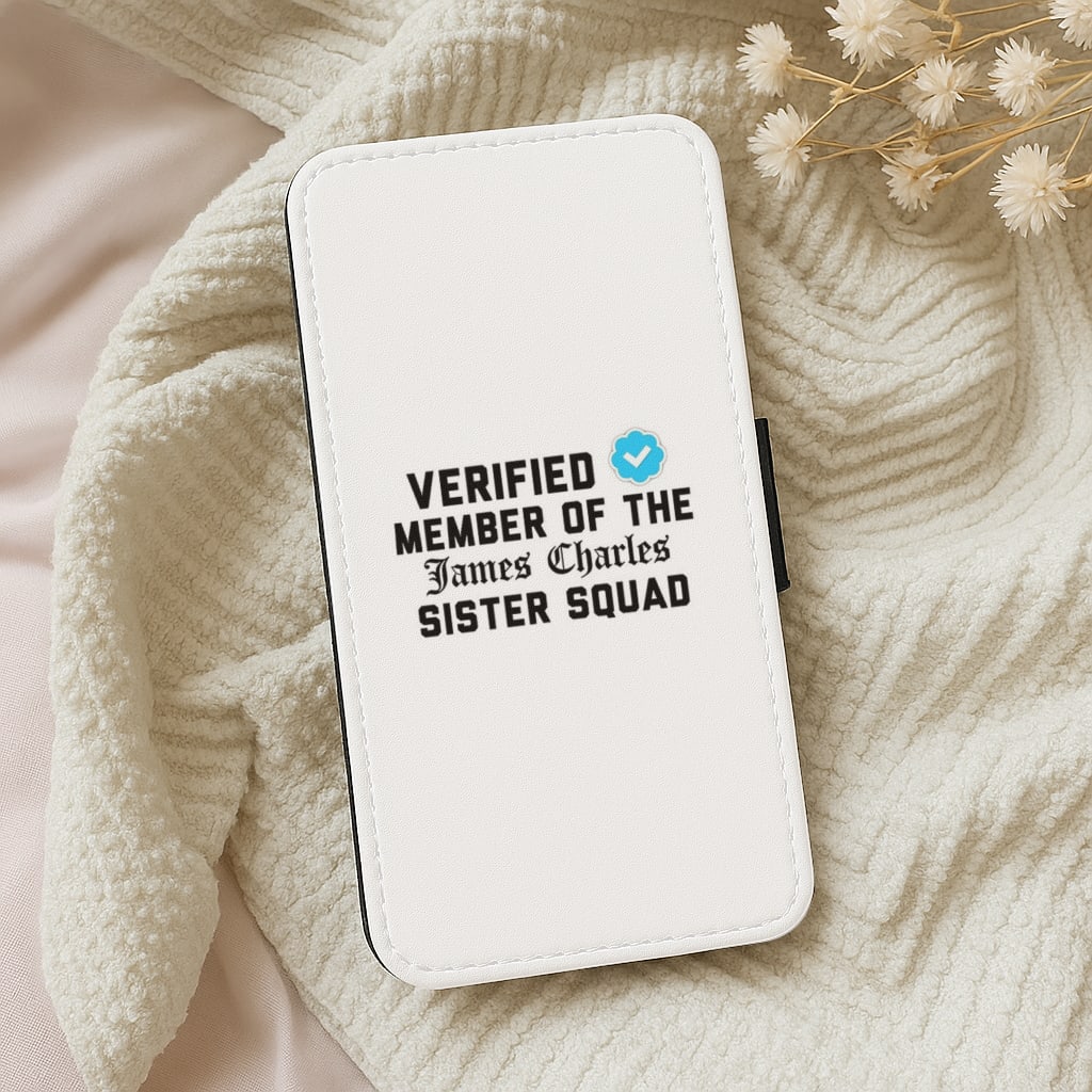 Verified Member Of the sister Squad - James Charles Wallet Phone Case