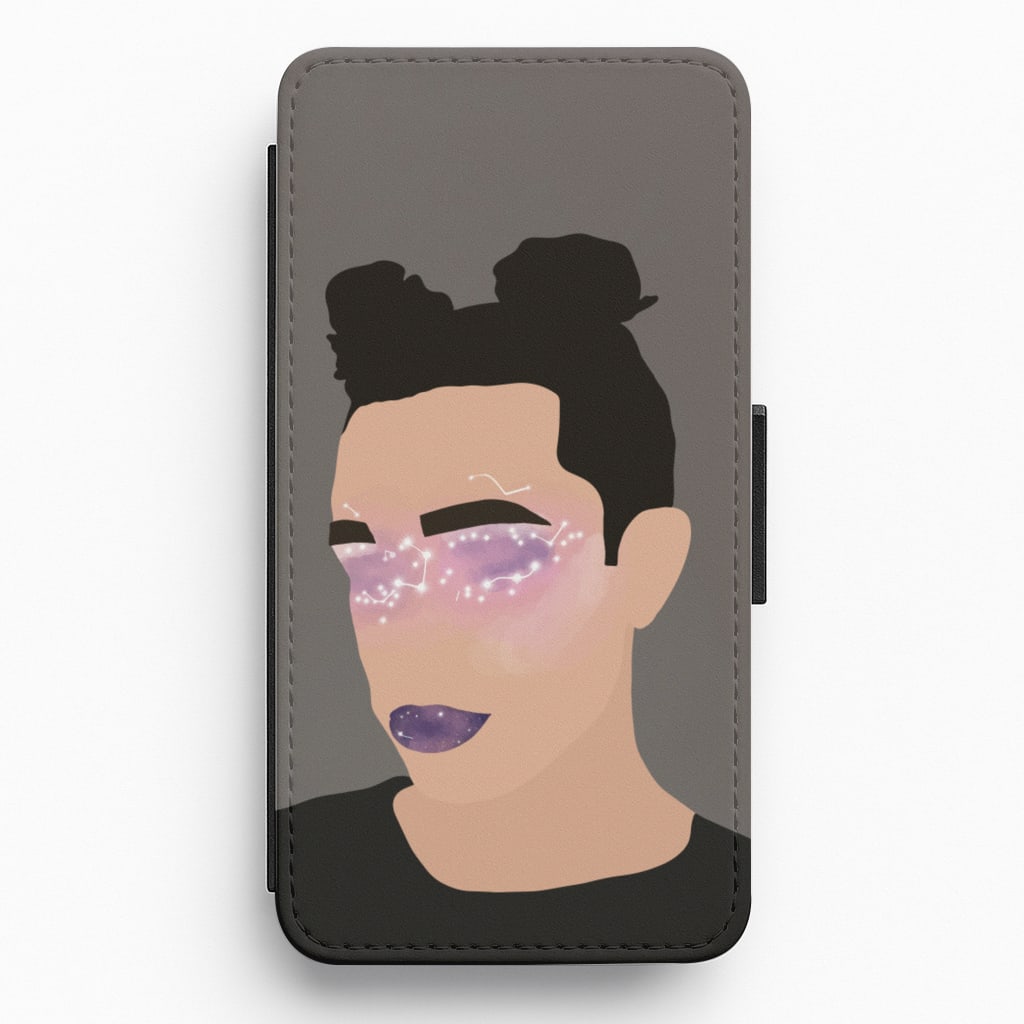 Starry Eyed - James Charles Flip / Wallet Phone Case
