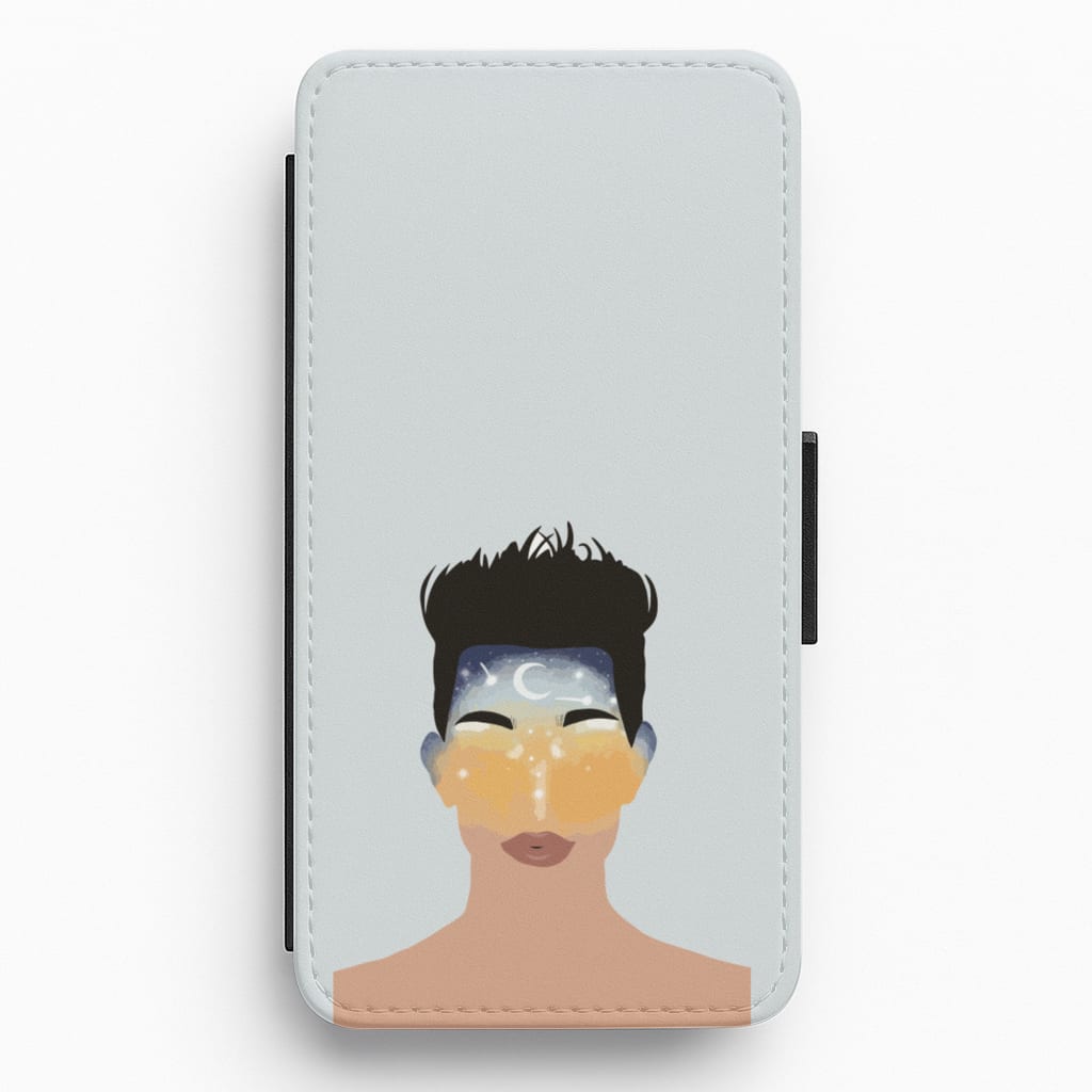 Space Head - James Charles Flip / Wallet Phone Case