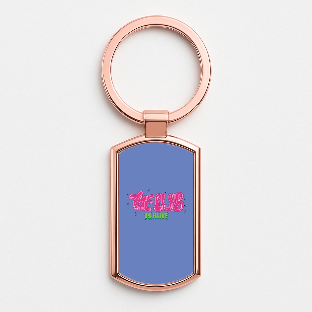 The club is alive Rose Gold Keyring