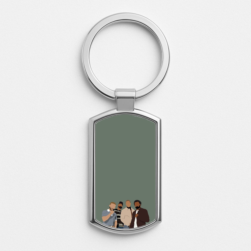 JLS Members Inspired Silver Keyring