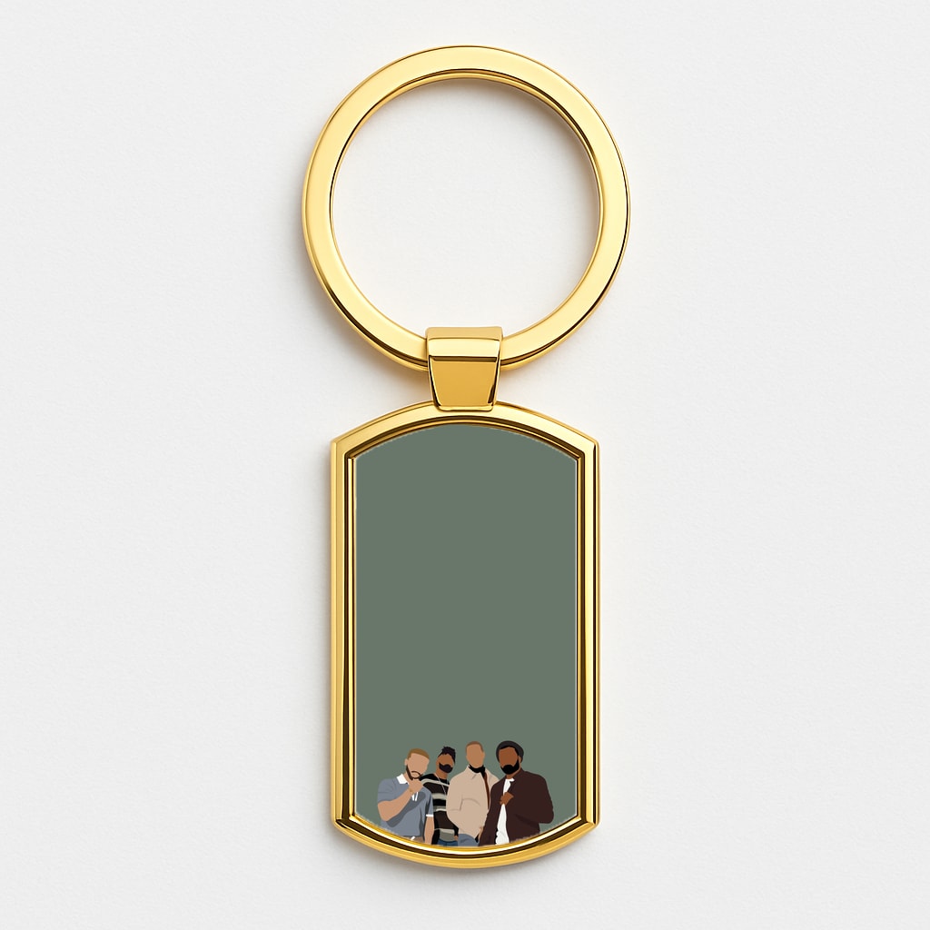 JLS Members Inspired Gold Keyring
