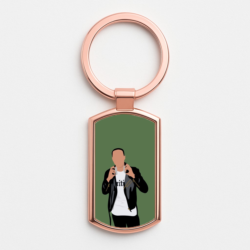 Marvin Humes Rose Gold Keyring