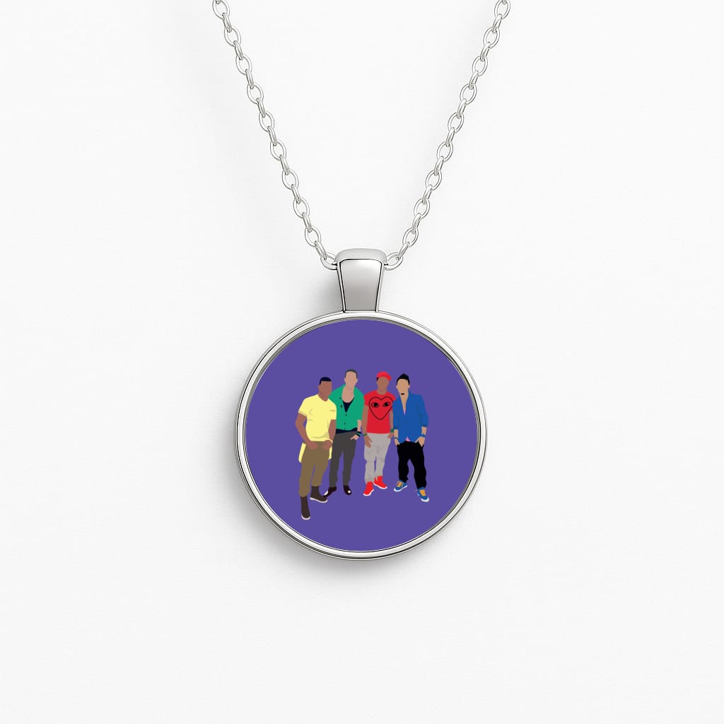 Members Purple Circle Necklace