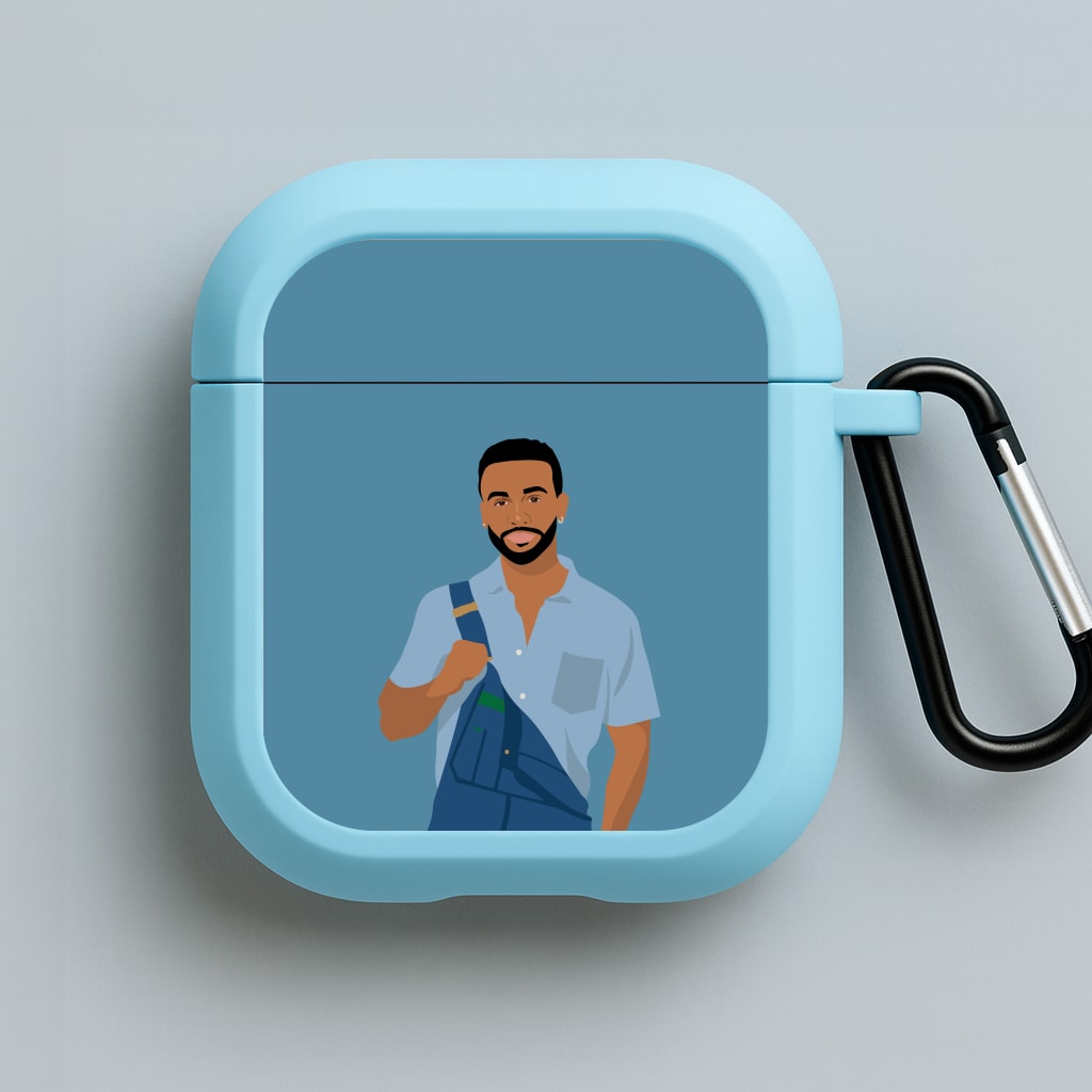 Aston Blue AirPods Case