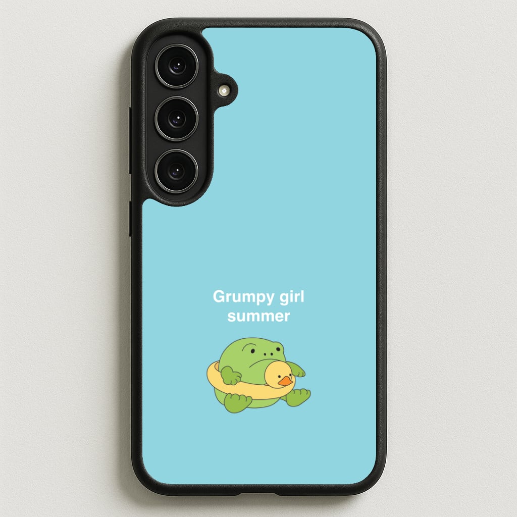 Grumpy Girl Summer - Plushy Phone Case for Galaxy S25FE