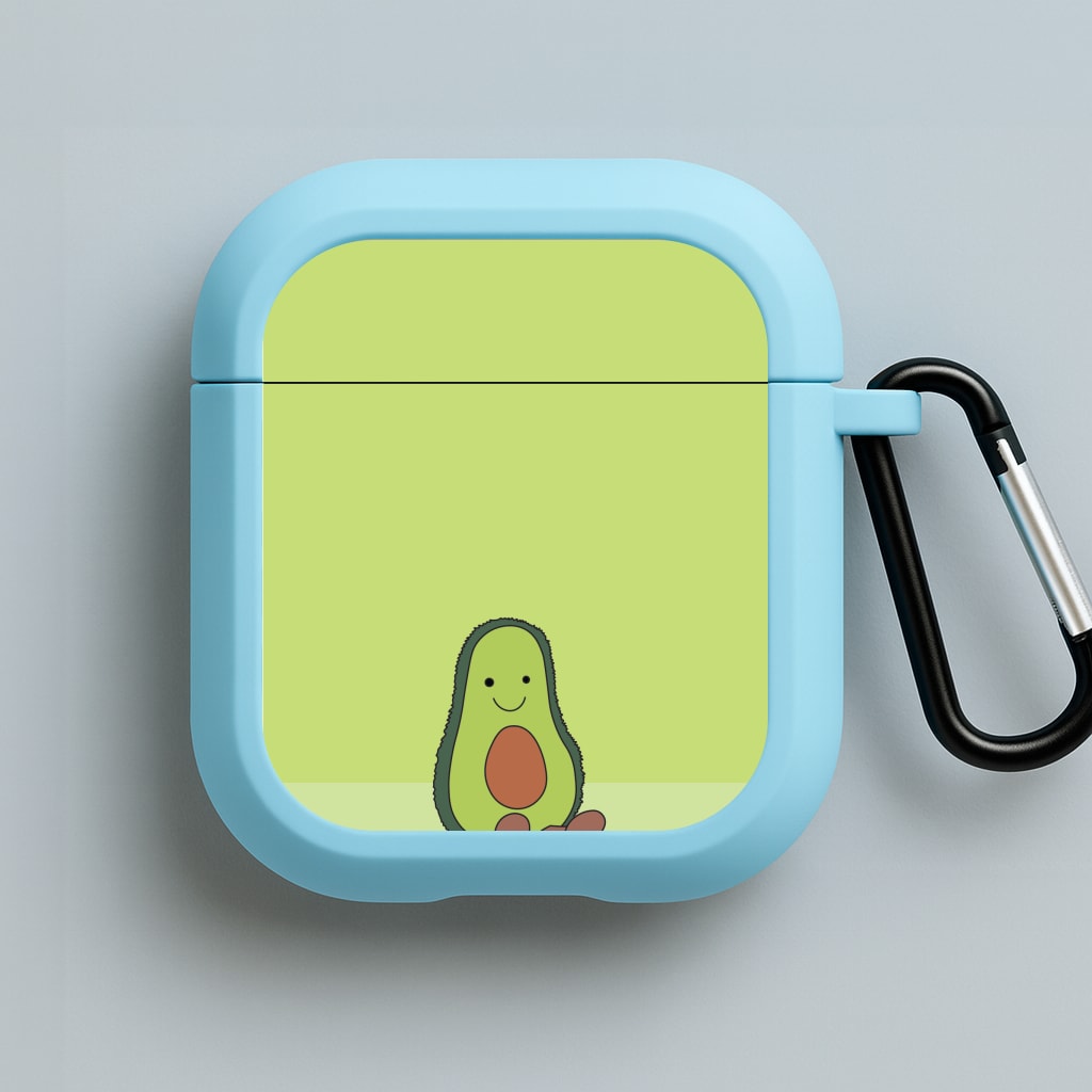 Avocado - Plushy Blue AirPods Case