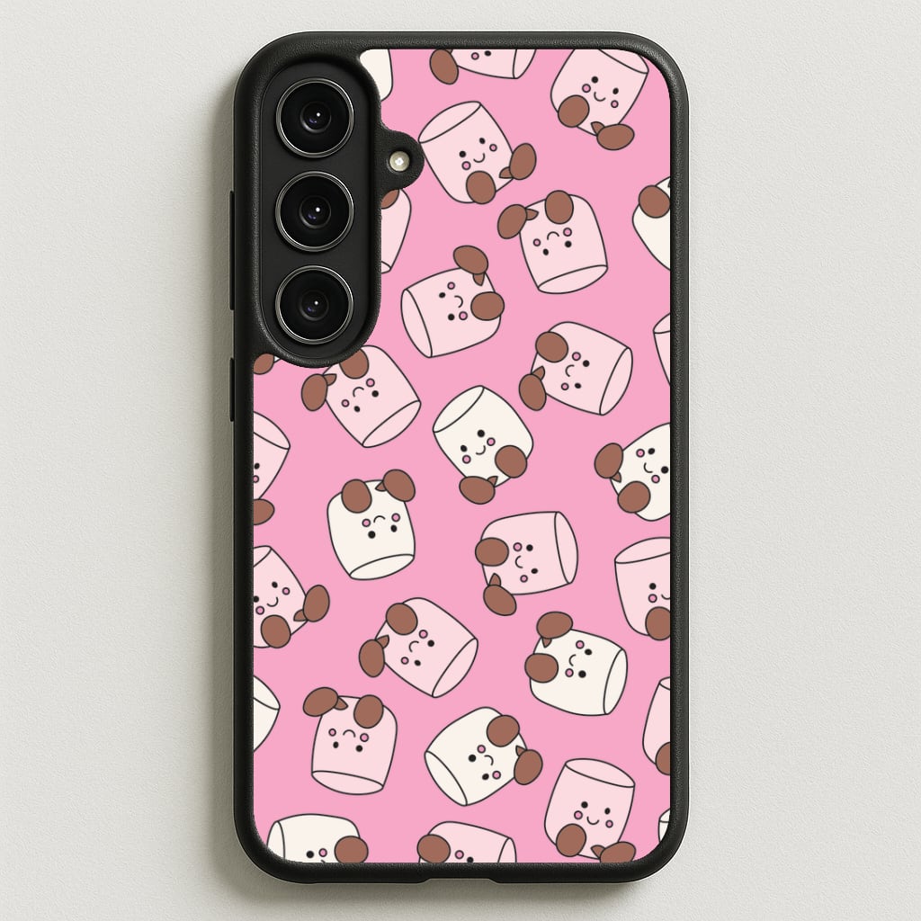 Marshmello - Plushy Phone Case for Galaxy S25FE