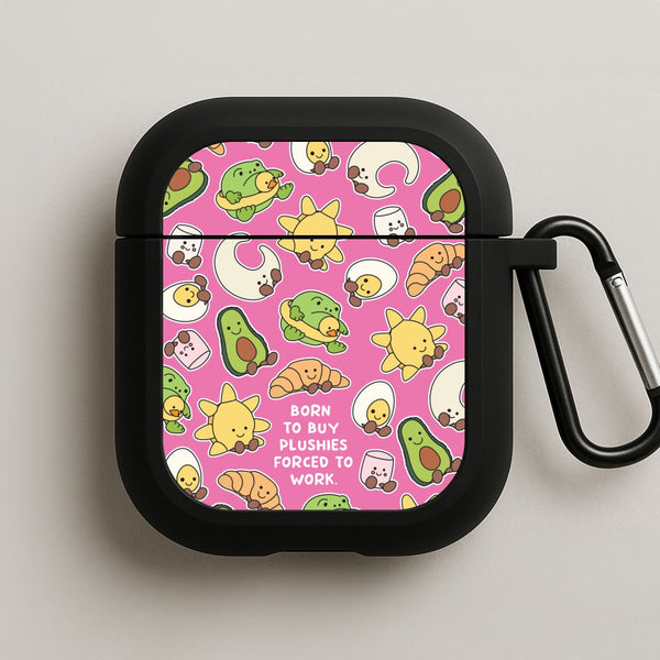 Born To Buy Plushy AirPods Case