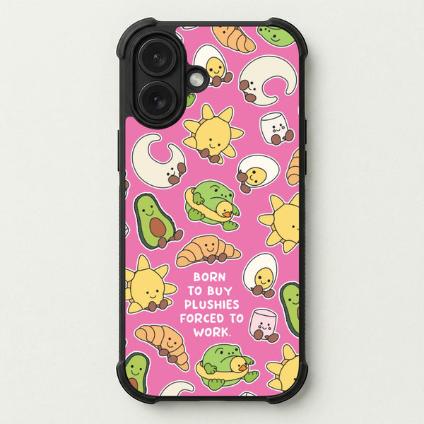 Born To Buy Plushy Phone Case — Bumper case