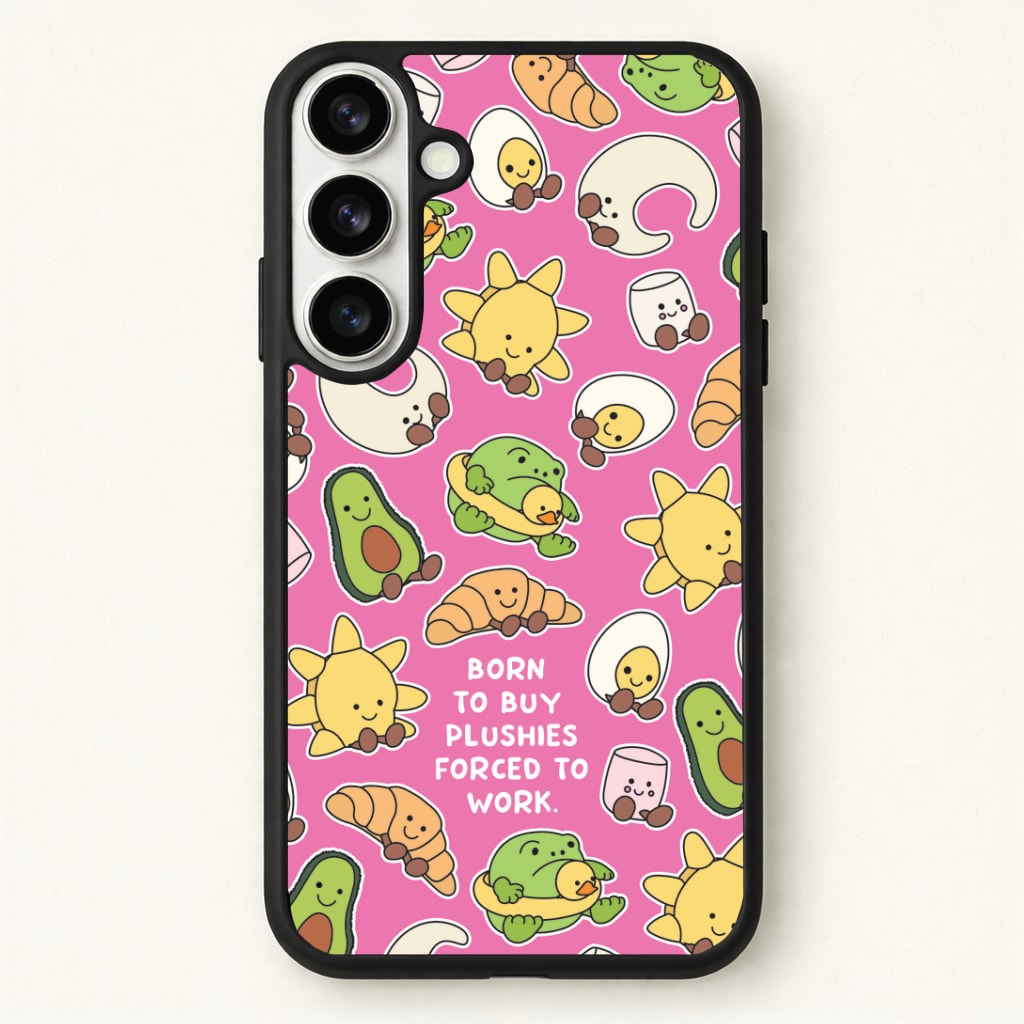 Born To Buy Plushy Phone Case for Galaxy S26