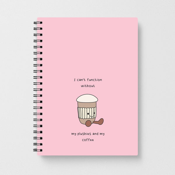 Coffee - Plushy Notebook