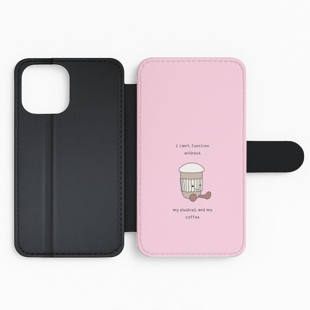 Coffee - Plushy Flip Phone Case