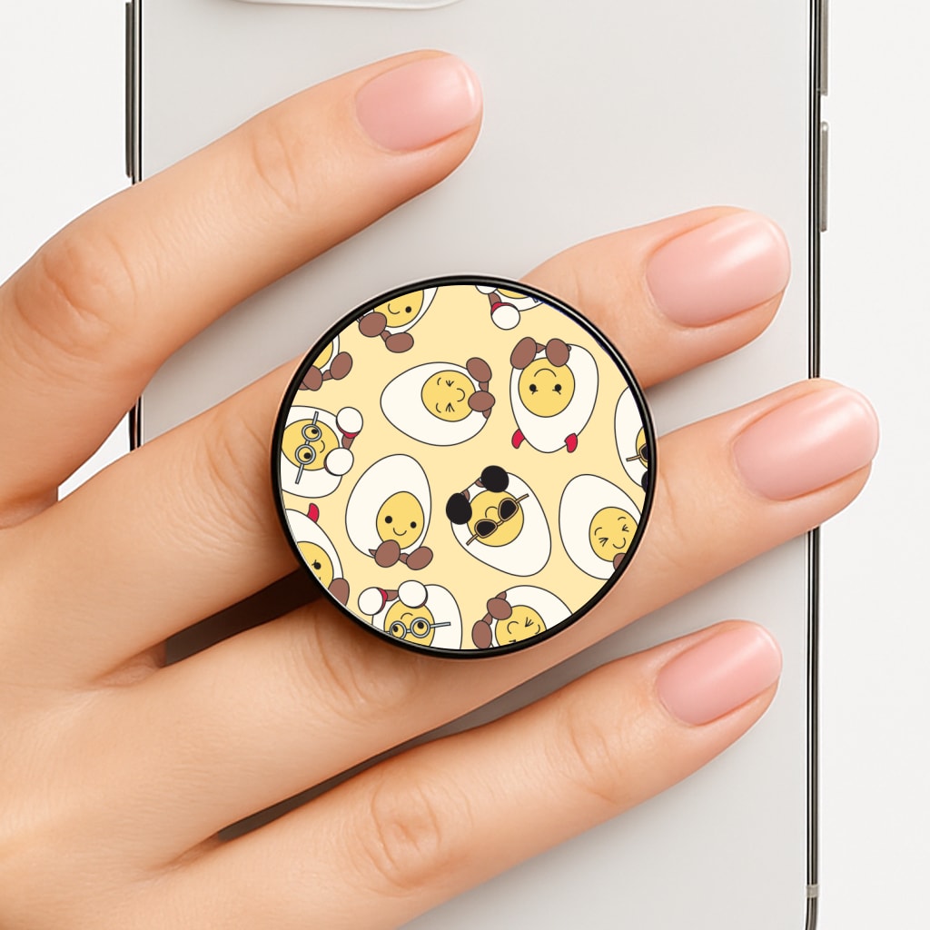 Egg Pattern - Plushy Phone Grip