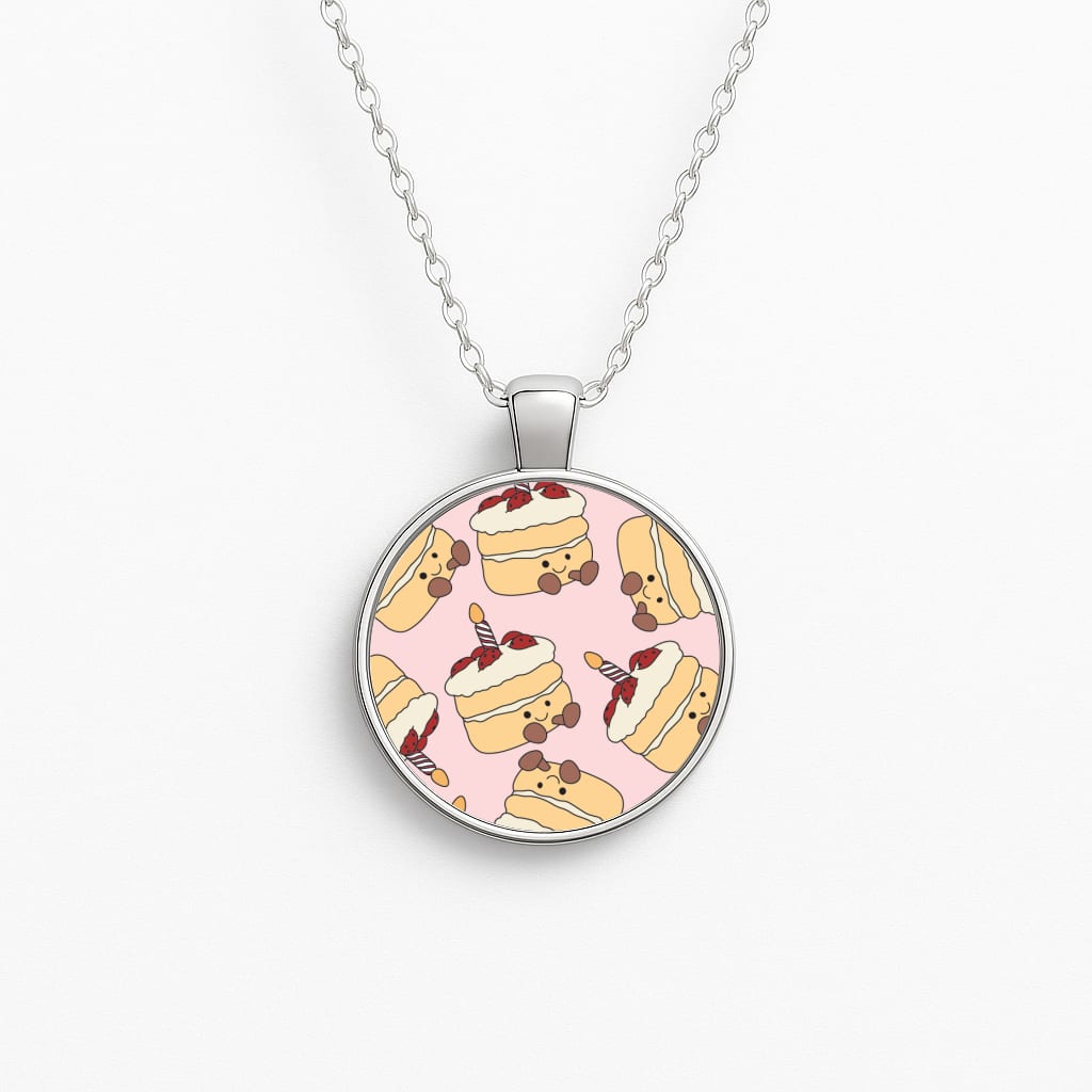 Cake Pattern - Plushy Necklace