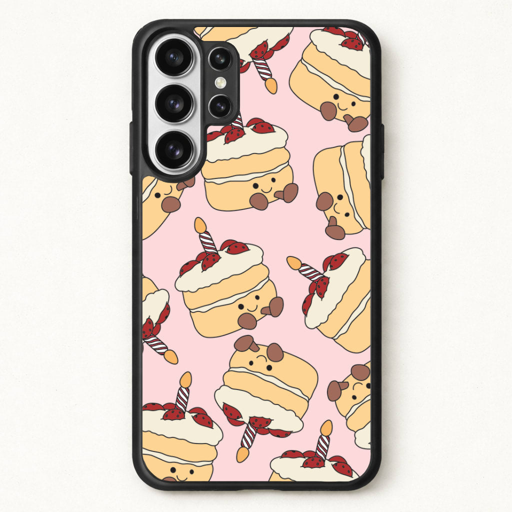 Cake Pattern - Plushy Phone Case for Galaxy S26 Ultra
