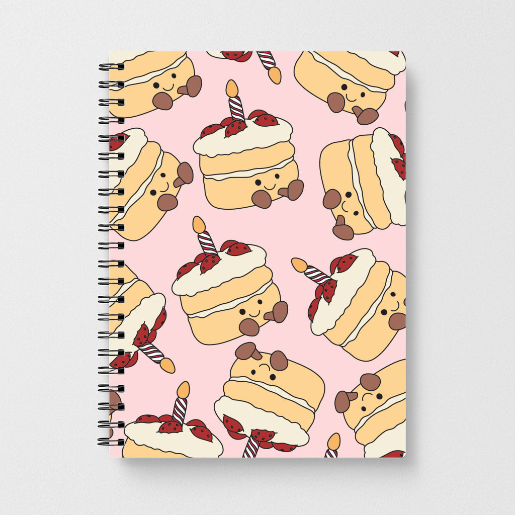 Cake Pattern - Plushy Notebook