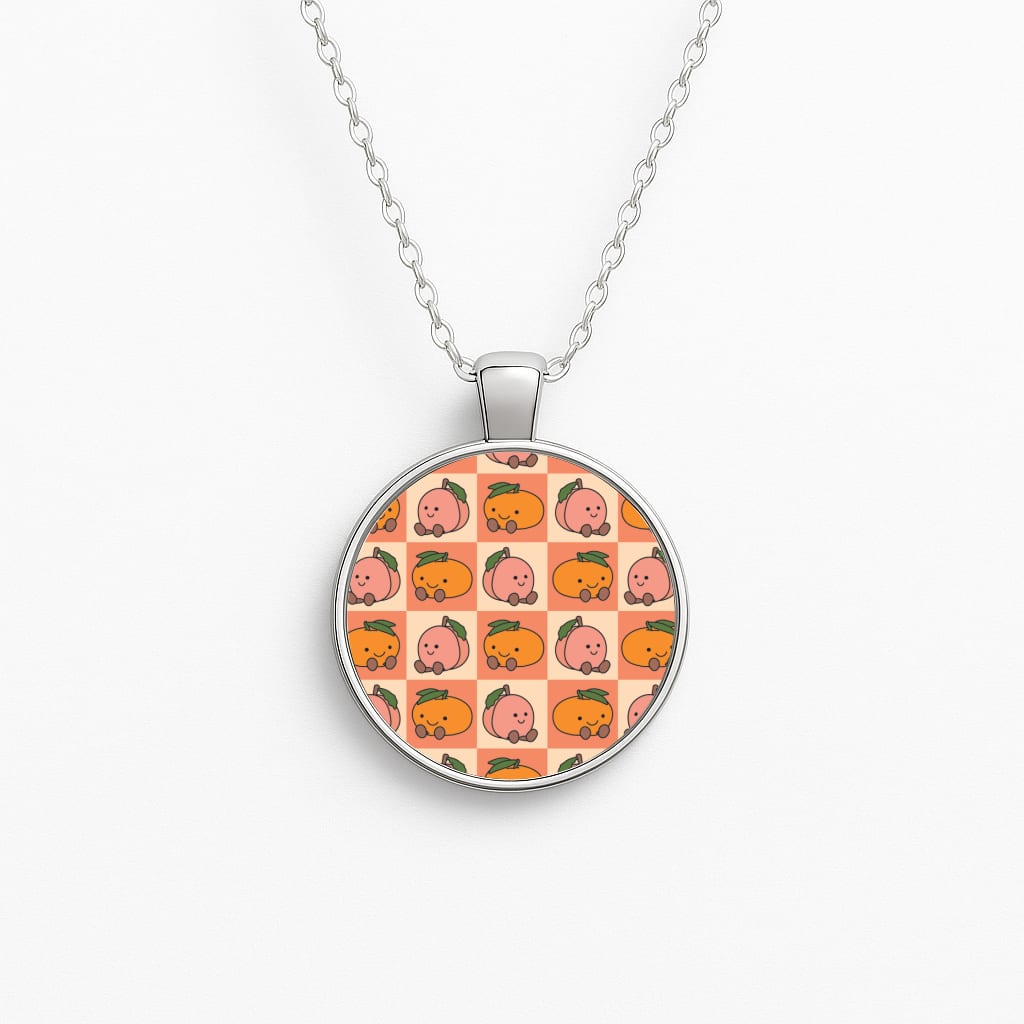 Oranges And Peaches - Plushy Necklace
