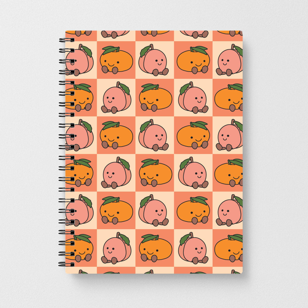 Oranges And Peaches - Plushy Notebook