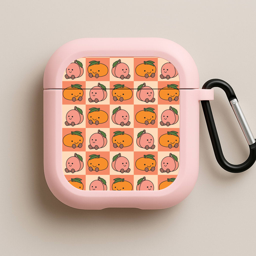 Oranges And Peaches - Plushy Pink AirPods Case
