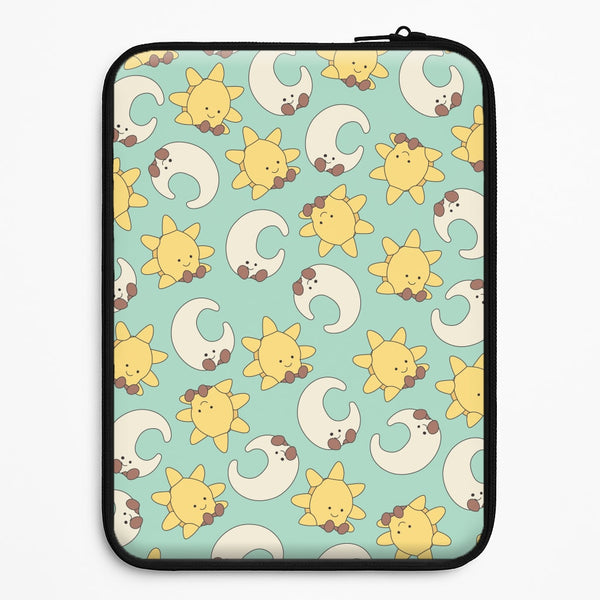 Stars And Moon Pattern - Plushy Universal Laptop Sleeve