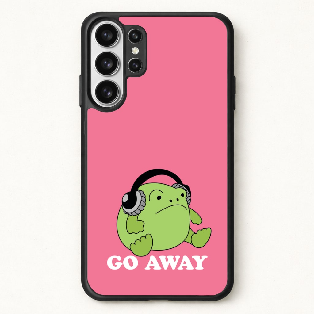 Go Away Grumpy Frog Phone Case for Galaxy S26 Ultra