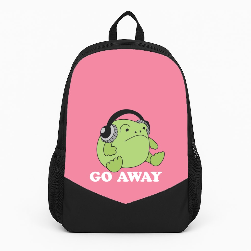 Go Away Grumpy Frog Backpack