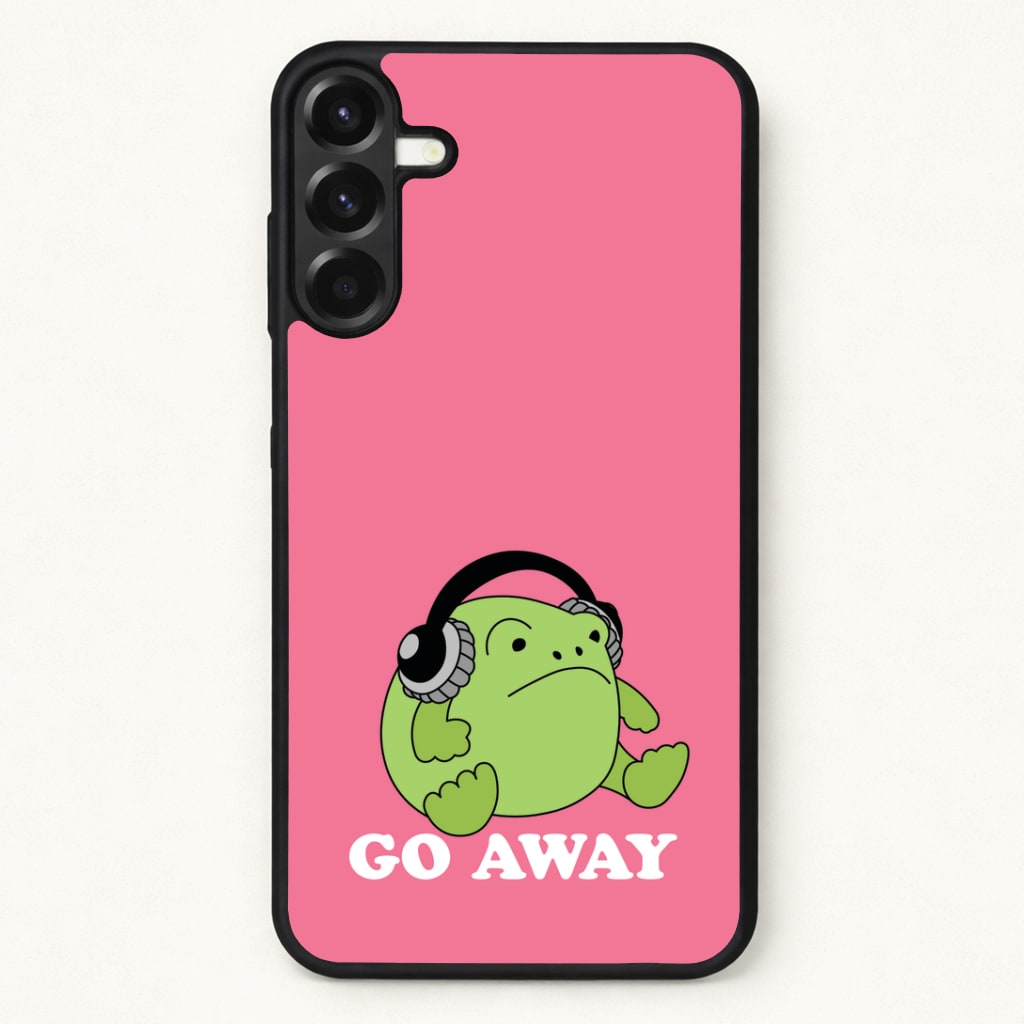 Go Away Grumpy Frog Phone Case for Galaxy A37