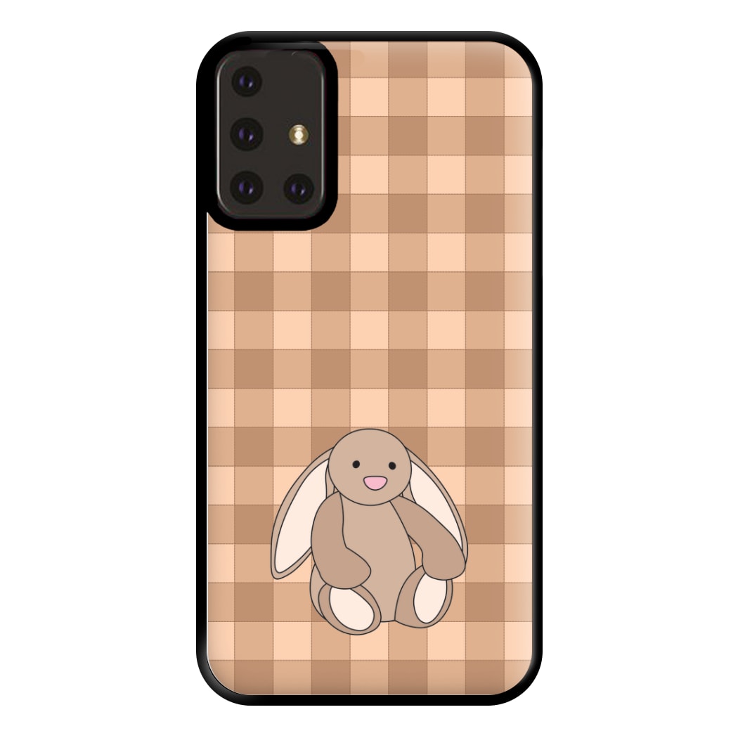Bunny Checkered Pattern Phone Case for Galaxy A71
