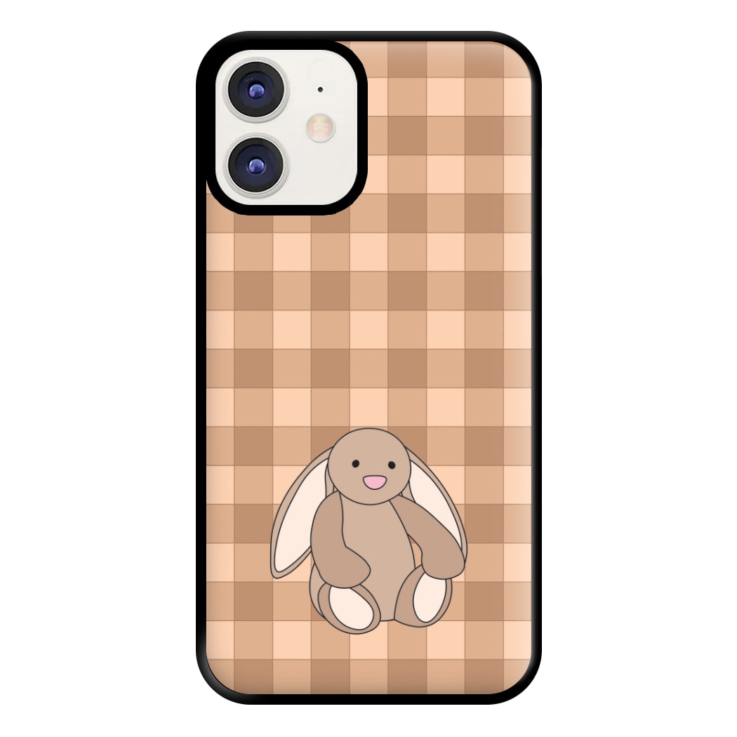 Bunny Checkered Pattern Phone Case for iPhone 11