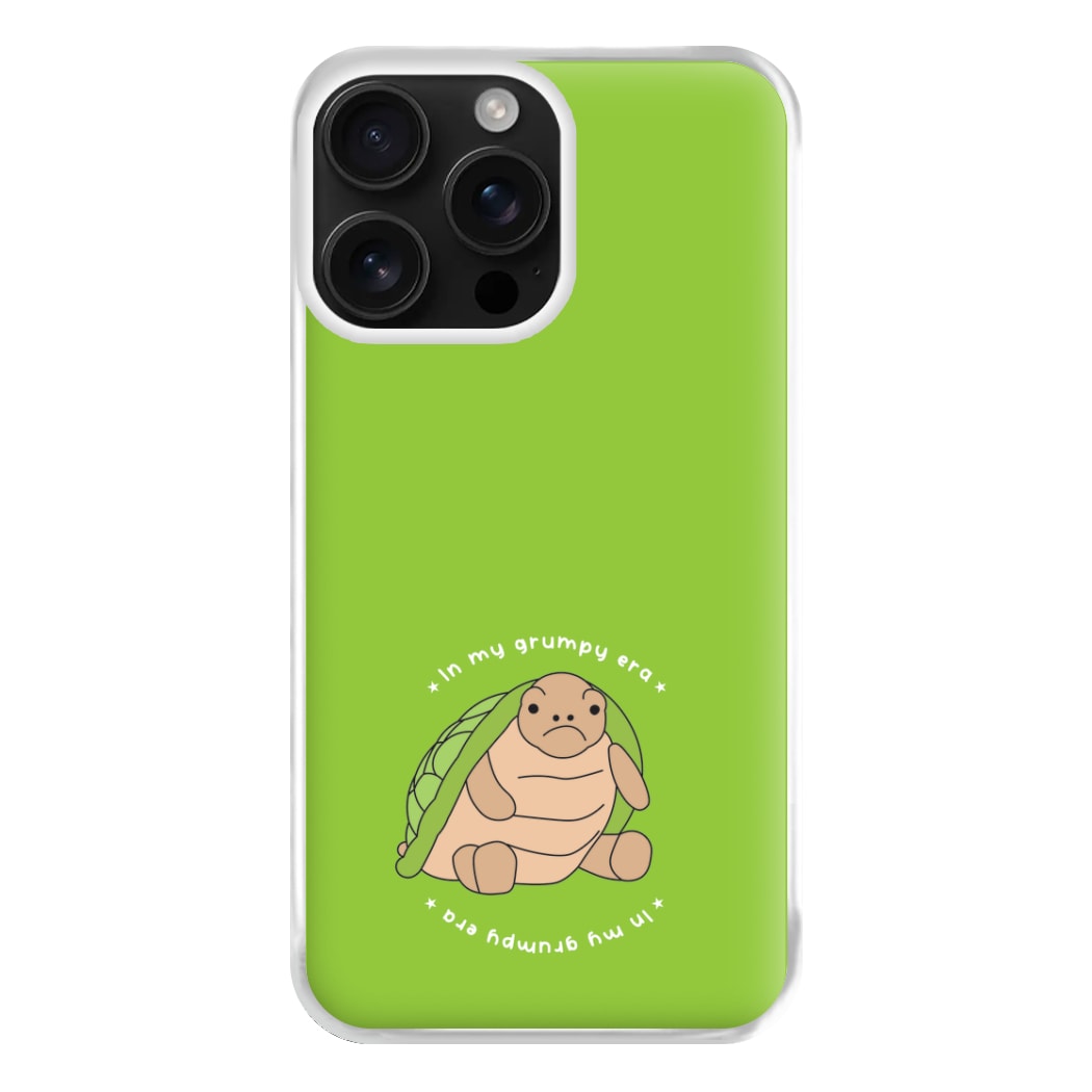Grumpy Era Turtle Phone Case for iPhone 16 Pro Max