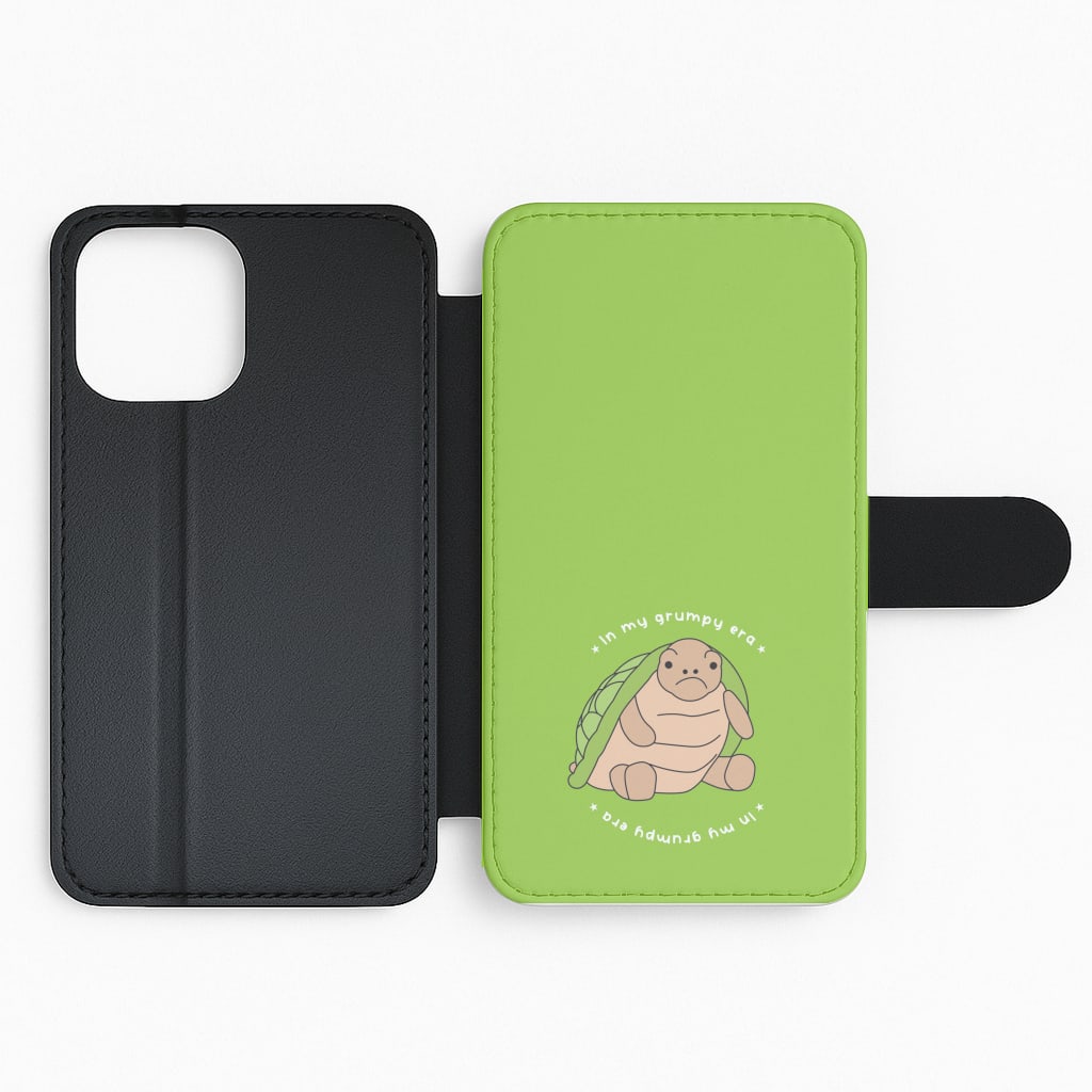 Grumpy Era Turtle Flip Phone Case