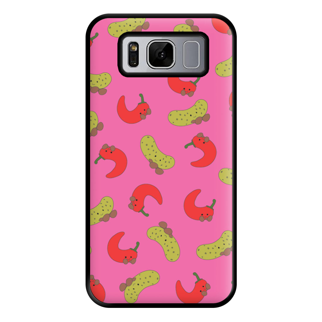 Red Chillis And Pickles Pattern Phone Case for Galaxy S8 Plus