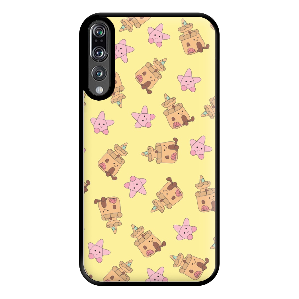 Sandcastles And Stars Pattern Phone Case for Huawei P20 Pro