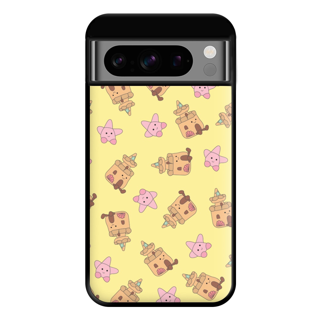 Sandcastles And Stars Pattern Phone Case for Google Pixel 8 Pro