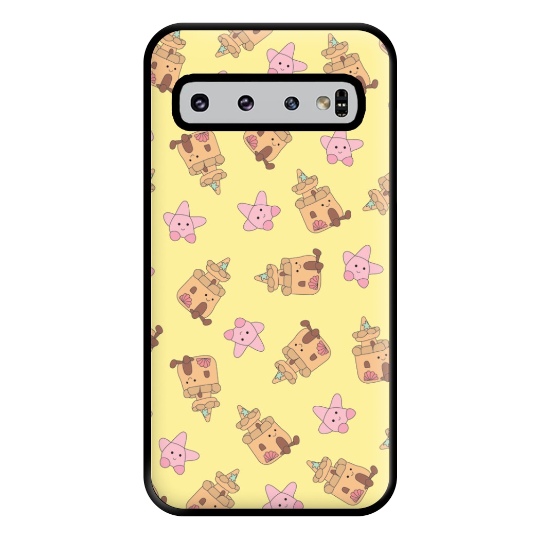 Sandcastles And Stars Pattern Phone Case for Galaxy S10 Plus