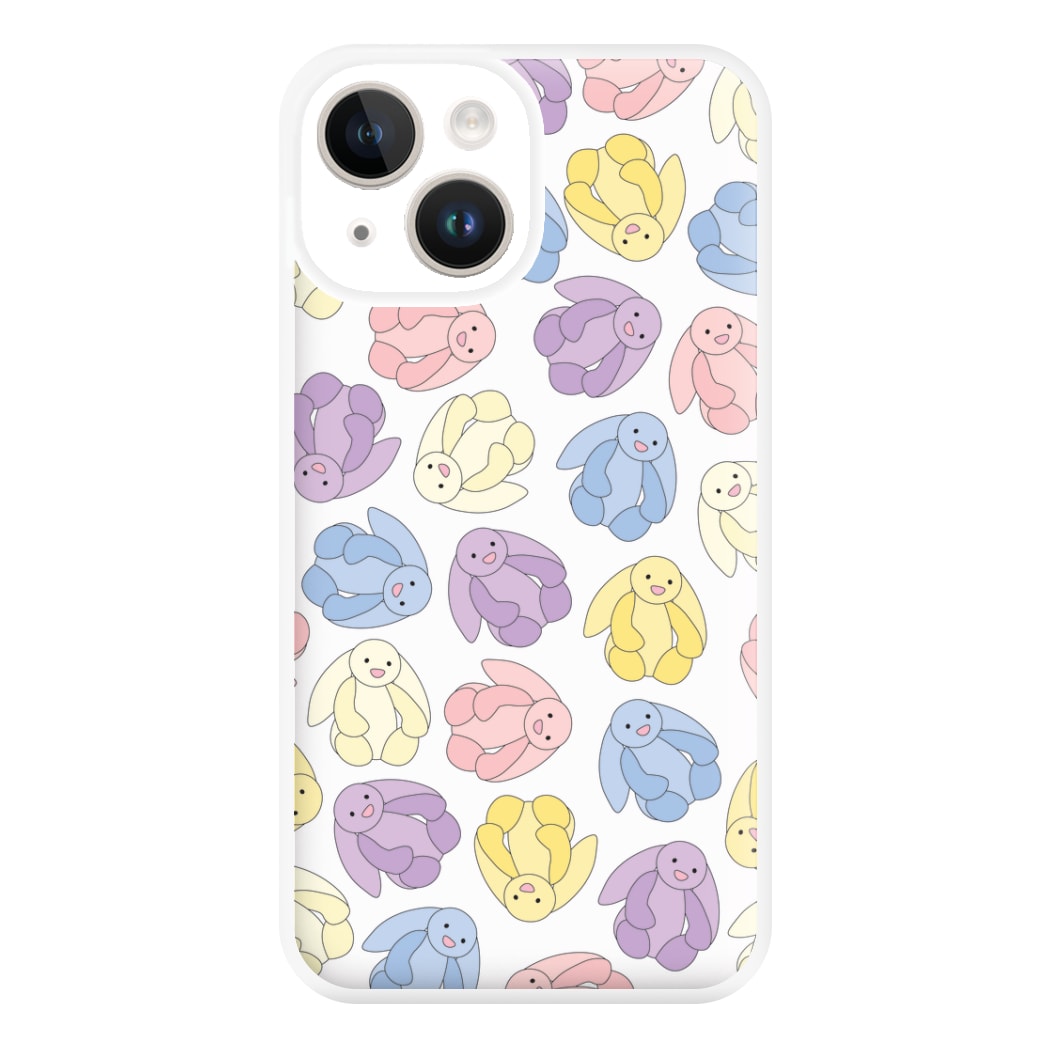 Pastel Bunnies Pattern Phone Case for iPhone 14