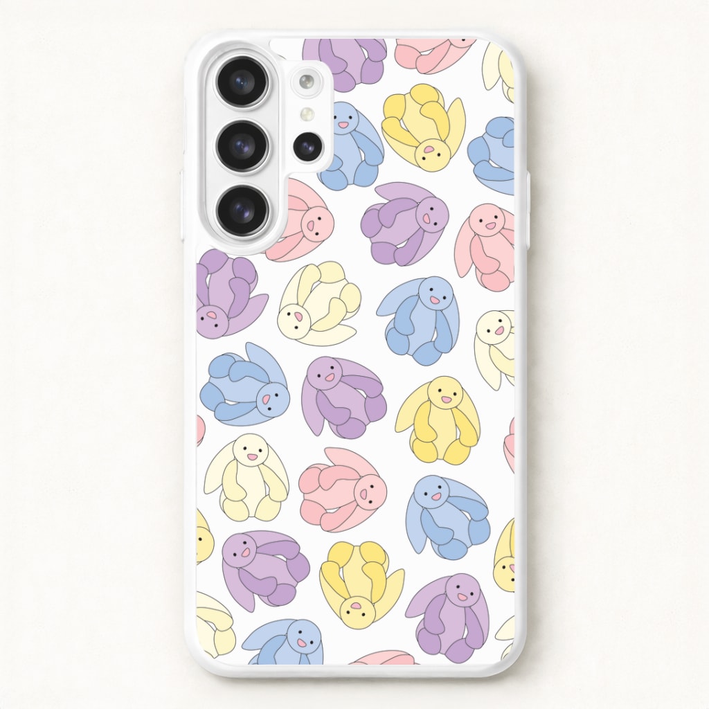 Pastel Bunnies Pattern Phone Case for Galaxy S26 Ultra