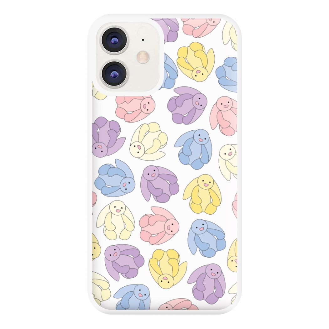 Pastel Bunnies Pattern Phone Case for iPhone 11