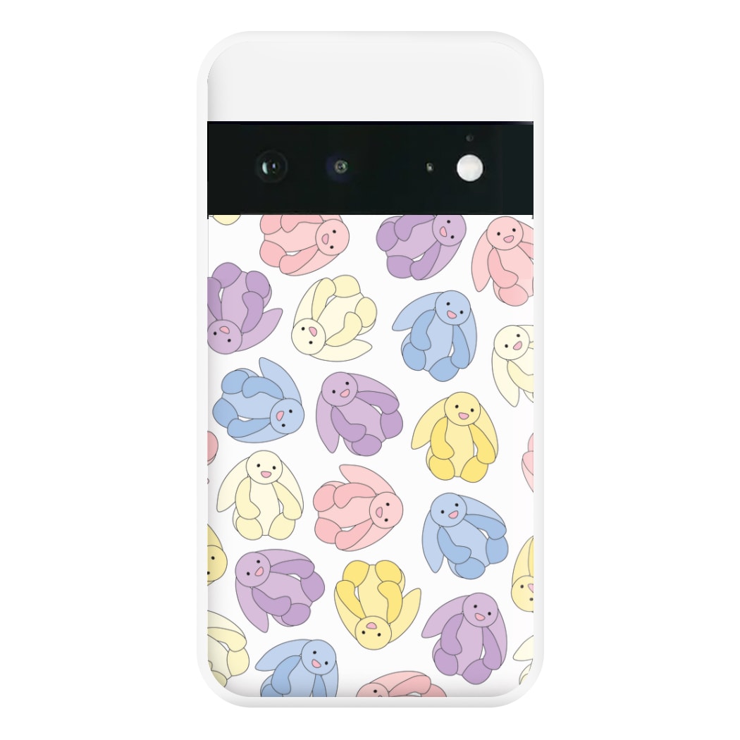 Pastel Bunnies Pattern Phone Case for Google Pixel 6a