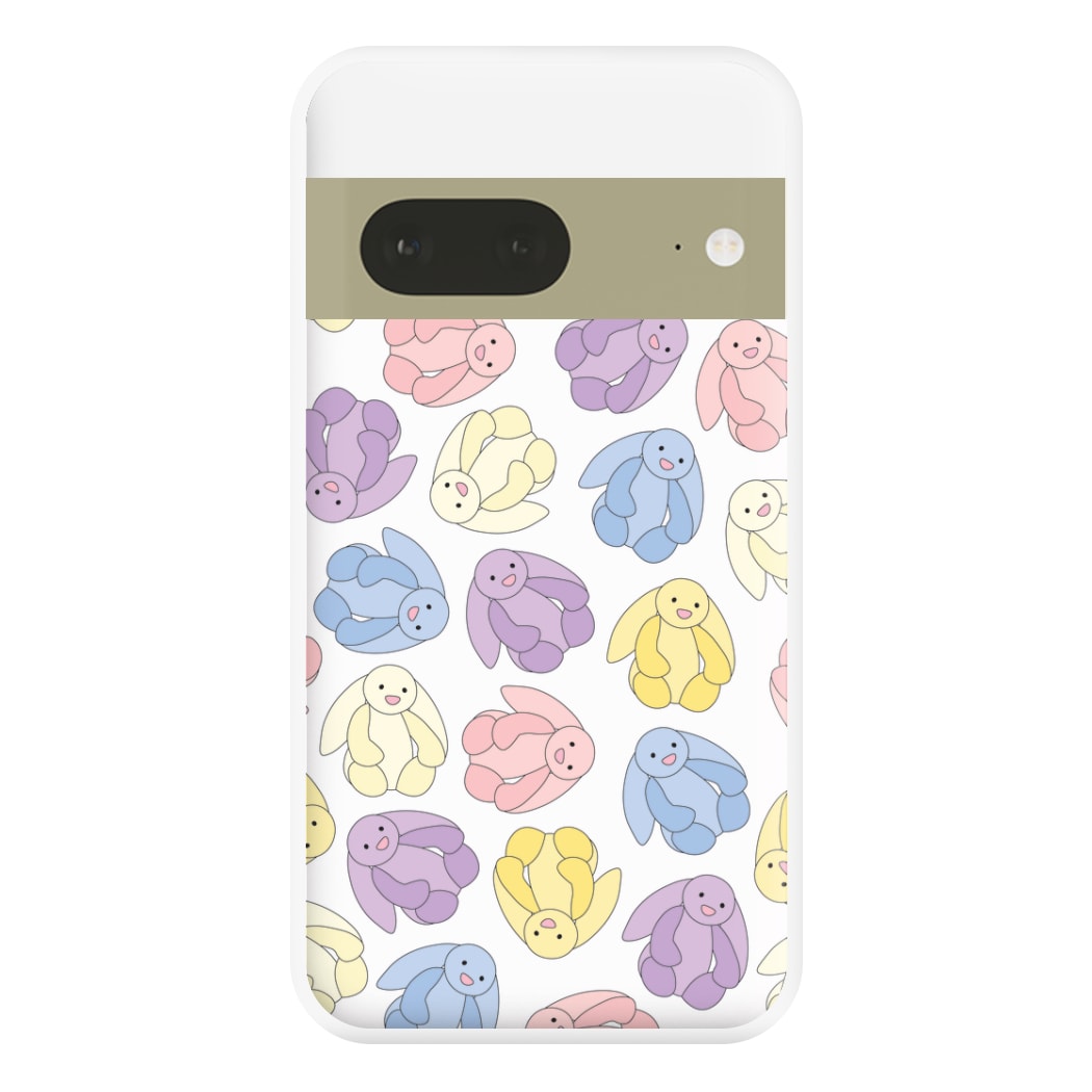 Pastel Bunnies Pattern Phone Case for Google Pixel 7a