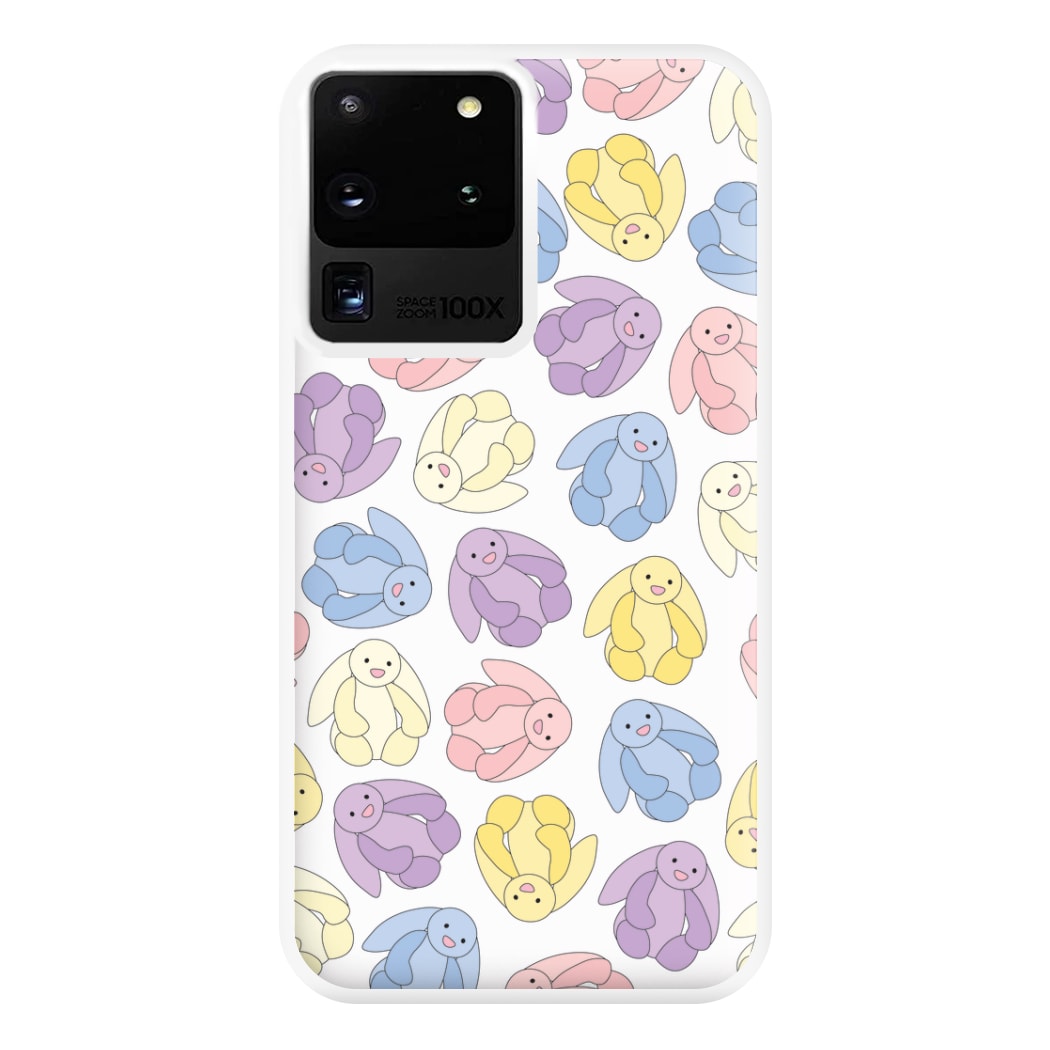 Pastel Bunnies Pattern Phone Case for Galaxy S20 Ultra